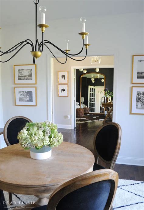 Progress In Our Dining Room With Just Paint And A New Light Fixture