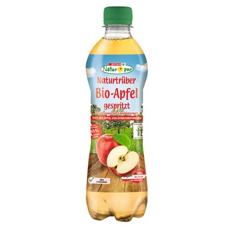 SPAR Natur pur Naturtrüber Bio Apfelsaft gespritzt 0 75 L EINWEG online