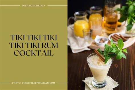 16 Rum Tiki Cocktails To Transport You To A Tropical Paradise