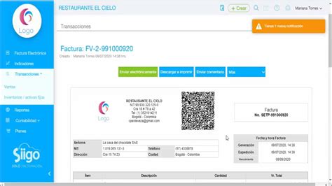 Elaborar Facturas Electrónicas en SIIGO Nube YouTube