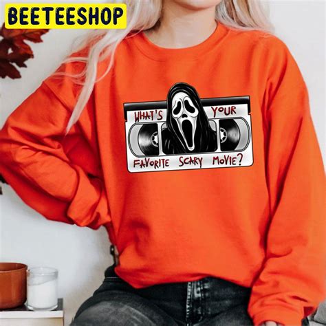 Scream Ghostface What S Your Favorite Scary Movie Halloween Unisex Sweatshirt Beeteeshop