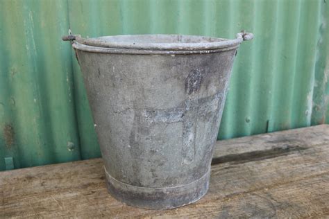 Galvanised Bucket 13 Orchard Garden Antiques