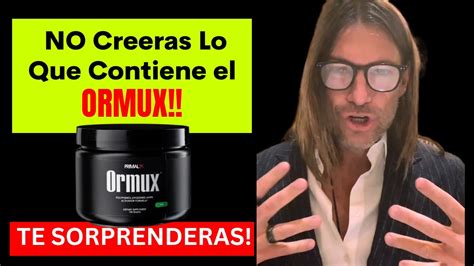 Qué Contiene el Ormux Qué es el ORMUX y La idea de Usarlo Dr