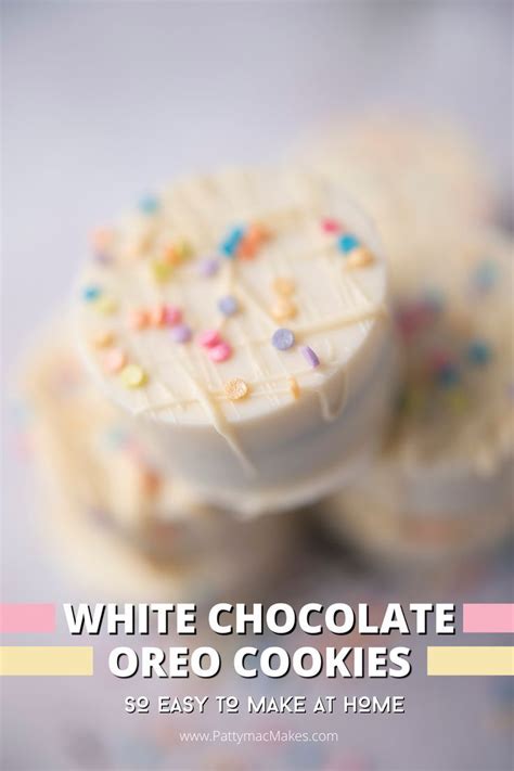 White Chocolate Dipped Oreos