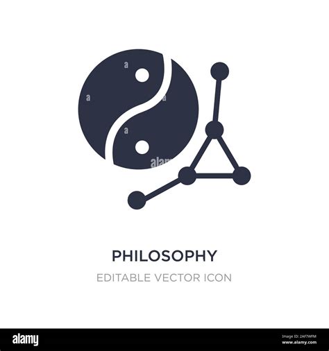 Philosophy Icon On White Background Simple Element Illustration From