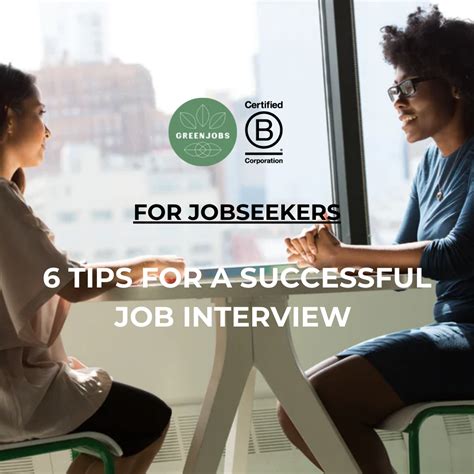 Six Tips For A Successful Job Interview