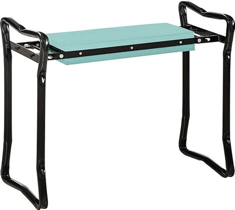 Outsunny Tabouret de Jardin Pliable agenouilloir de Jardin siège