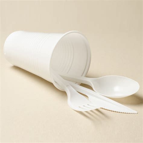 Disposable PS Knife Fork And Spoon Plastic Cutlery Cutlery And