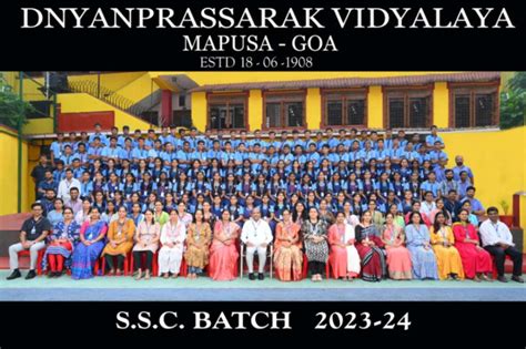 Ssc Batch Photographs Dnyanprassarak Vidyalaya