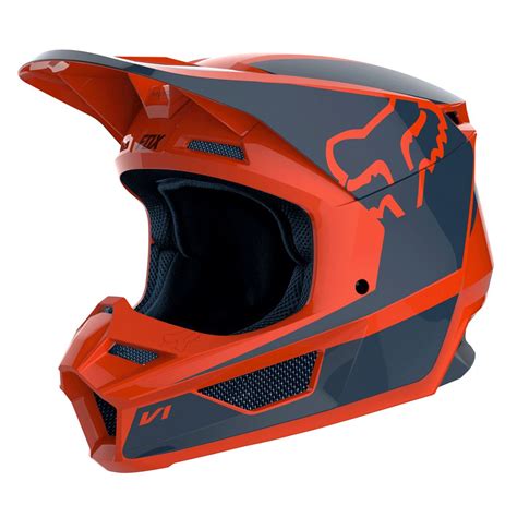 Casque Cross Fox V1 PRZM ORANGE 2019 Casque Cross Motoblouz