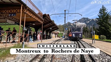 Driver View Montreux To Rochers De Naye Switzerland Train Cab Ride