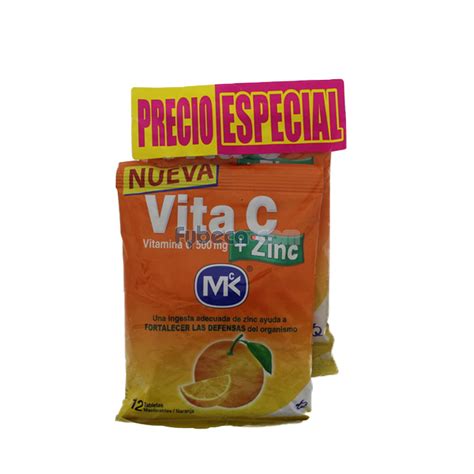 Pack Vita C Zinc Mk Mast 500Mg Nja Suelta Fybeca