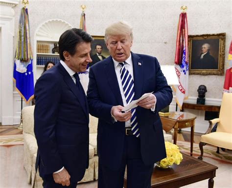 Le Foto Dellincontro Tra Conte E Trump Il Post