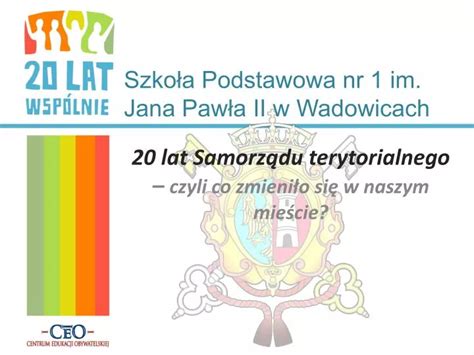 Ppt Szko A Podstawowa Nr Im Jana Paw A Ii W Wadowicach Powerpoint