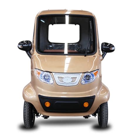 Passenger Fully Enclosed Electric Mobility Scooter Cabin Wheel