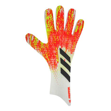 Guantes Adidas Predator Pro Blancos Y Rojos Futbolmania