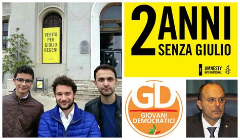 VERITÀ PER GIULIO REGENI I GIOVANI DEMOCRATICI DI IMPERIA DIANO