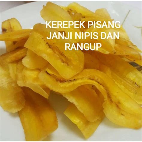 Kerepek Pisang Rangup Dan Nipis Kerepek Pisang Sedap Shopee Malaysia