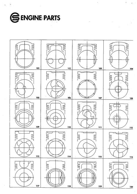 Piston Head Shape 101 120