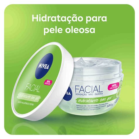 Gel Hidratante Facial NIVEA Ácido Hialurônico e Pepino Beleza na Web