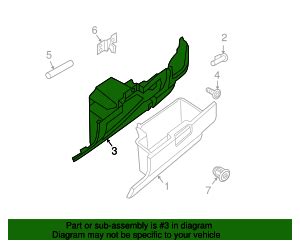 Nissan Armada Glove Box Frame Ga A Quirkparts