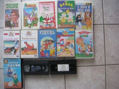 LOT DE 13 cassettes VHS de dessins animés EUR 2 00 PicClick FR