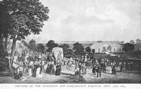 Opening Of The Stockton And Darlington Railway Sept 27th 1825