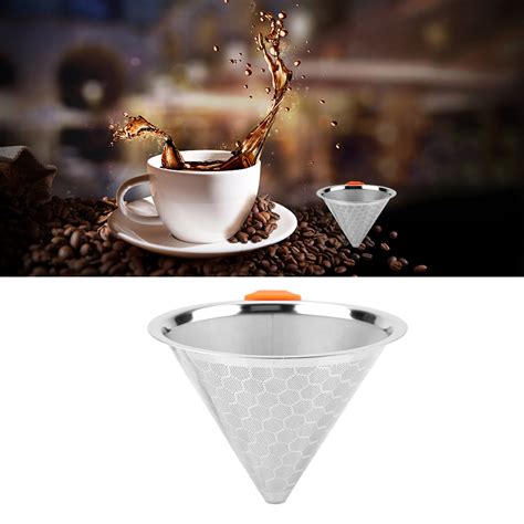 Herbruikbare Koffie Filter Rvs Metalen Mesh Trecht Grandado