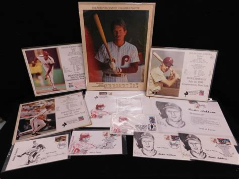 Lot - Phillies Hall of Fame Player Collectibles