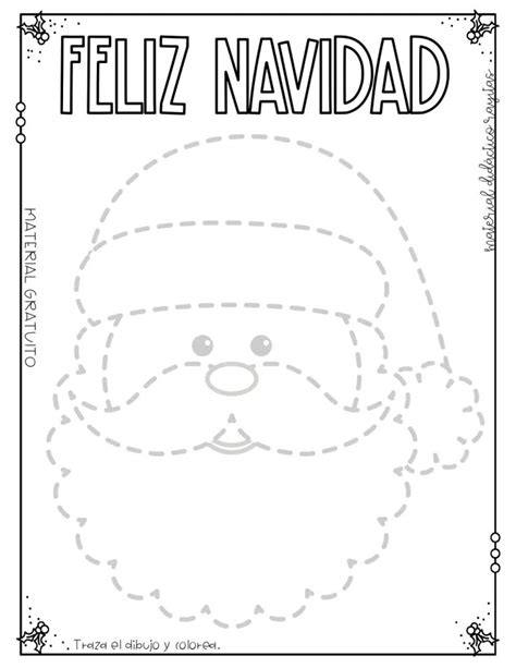 Cuaderno De Trazo Especial Navidad Preschool Christmas Crafts Preschool Christmas Phonics