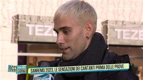 Sanremo 2023 le sensazioni di Mr Rain prima delle prove Oggi è un