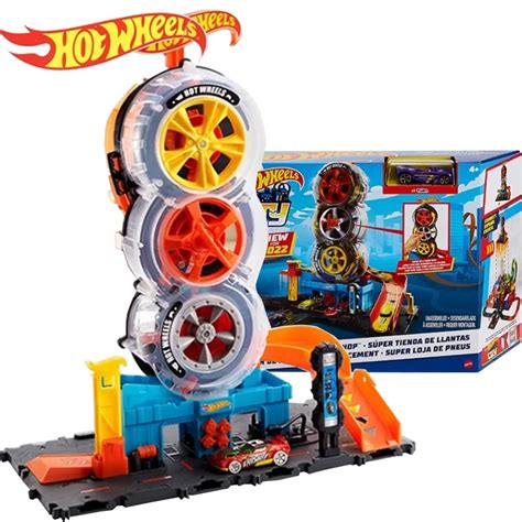 Mattel Juegos De Pistas De Coche Hot Wheels Para 1 64 Veh Culo Fundido