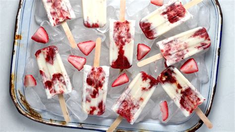 Receta De Helado De Fresas Ch A Y Leche De Coco