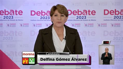 Gana Delfina Gómez Primer Debate El Garrote Periodismo Crítico