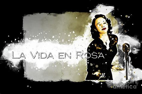 Mo2355 La Vie En Rose Horizontal Movie Poster Digital Art by Joanie ...