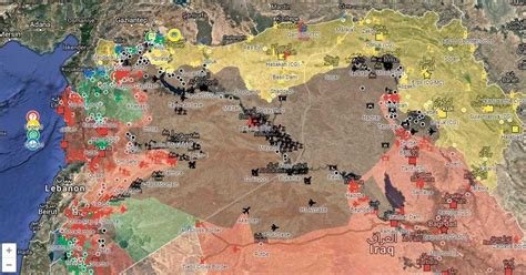 G Ncellendi Suriye Ve Irak Canl Sava Haritas Stratejik Ortak