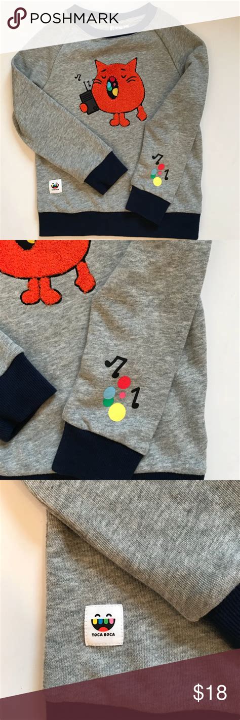 Toca Boca Sweatshirt Sweatshirts Hoodie Sweatshirts Top Shirt