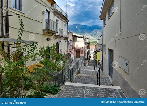 The Village of Pratola Peligna in Abruzzo. Stock Image - Image of historic, house: 256006861