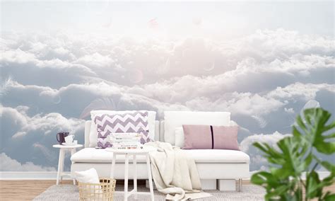 Clouds wall mural wallpaper | Extradecor