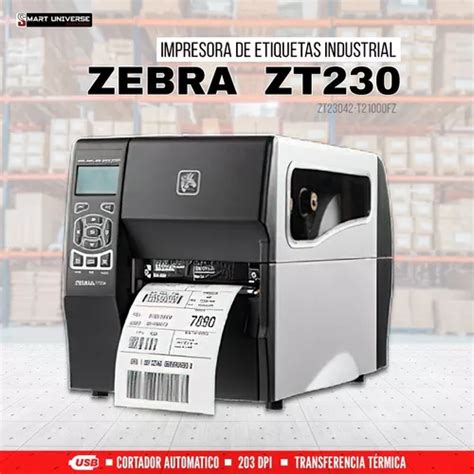 Impresora Etiquetas Codigos De Barra Zebra Zt230 Industrial En Venta En