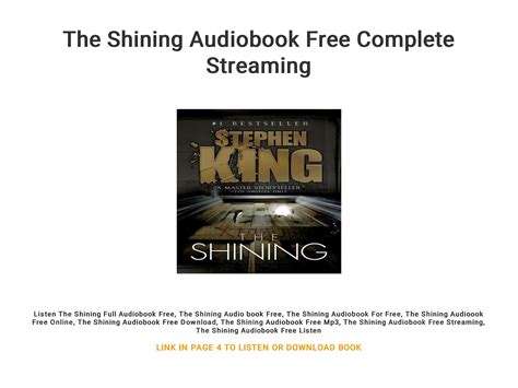 The Shining Audiobook Free Complete Streaming By Mayulydia Issuu