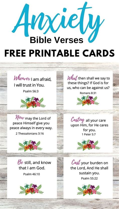 28 Bible Verses About Anxiety Plus Free Printable Artofit