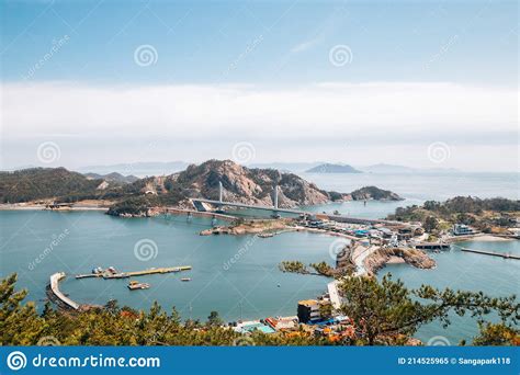 Panoramic View Of Gogunsan Islands From Daejangbong Peak In Gunsan