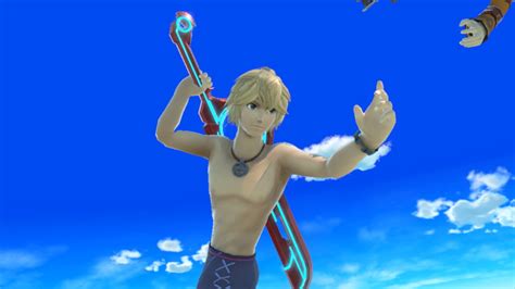 Smash 4 Shulk Face And Hair Super Smash Bros Ultimate Mods