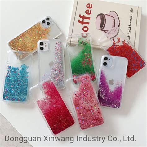 Luxury Water Liquid Glitter Waterfall Quicksand Cell Phone Case For