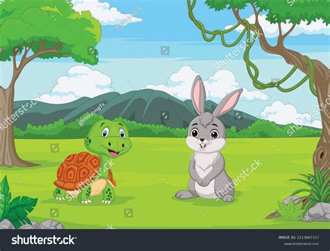 Hare Tortoise Stock Vector (Royalty Free) 2213667157 | Shutterstock