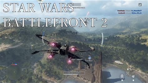 Star Wars Battlefront 2 Galactic Assault Takodana Spy And X Wing Gameplay No Commentary