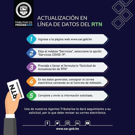 Solicite La Reposici N Y Actualizaci N Del Rtn En L Nea Honduras