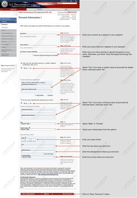 How To Fill Us Visa Application Infoupdate Org