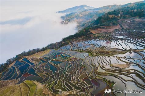 云南红河哈尼梯田湿地（云南红河有一处绝美梯田，被列为世界遗产，五彩斑斓景象壮观） 生活 布条百科